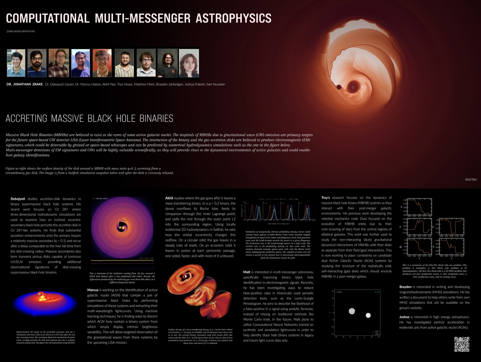 Zrake group research poster, SIRPA 2026